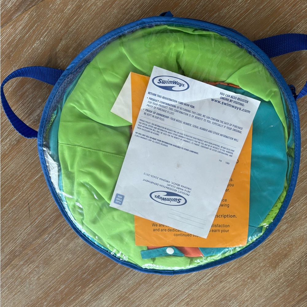 New Swimways Baby Spring Float Sun Canopy Swim Step 1 9-24 months - Picture 2 of 2